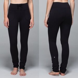 TALL Lululemon Skinny Will Pant Sz 10/34” In Black